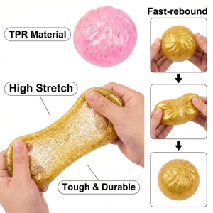 Jouet mystère Squishy Bun personnalisable avec logo, portable pour les voyages, Squishy Bun mystère pour étudiants, anti-ennui pour les études - Product Image 3