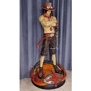 가장 저렴한 일본 애니메이션 빅 원피스 킹 에이스 액션 피규어 소장용 수지 주조 동상 차고 키트. - Product Image 2