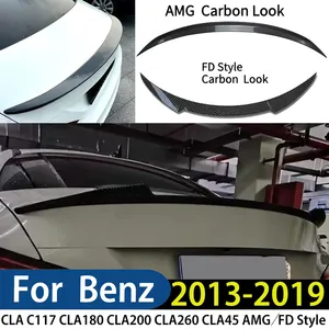 สปอยเลอร์หลังทรง AMG/FD สำหรับรถยนต์ C117 CLA180 CLA200 CLA260 CLA45 ปี 2013-2019 ชุดแต่งท้ายรถ - Product Image 1