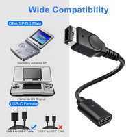Adaptateur de charge USB-C filaire pour Gameboy Advance SP, prend en charge les câbles de charge USB-A vers C et USB-C vers C