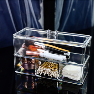<span class=keywords><strong>Acrylic</strong></span> Trang Điểm Organizer Lưu Trữ <span class=keywords><strong>Box</strong></span> Trường Hợp Mỹ Phẩm <span class=keywords><strong>2</strong></span> Ngăn Kéo Trường Hợp Chủ Trang Điểm Nhựa Container Hộp - Product Image 3