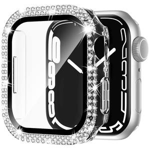 Umper Csobre pple emperempered Lass ililm overs iiamond rotrotective ase or pple atatch 8 45mm 7 6 <span class=keywords><strong>se</strong></span> <span class=keywords><strong>40</strong></span>/44mm 41mm iWatch series 8 5 4 3 - Product Image 6