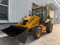 Harga Backhoe Loader dan Wheel Loader 9 Ton Mesin Cummins Asal Shandong, Harga Murah 30-25, Dari China, Garansi 2 Tahun