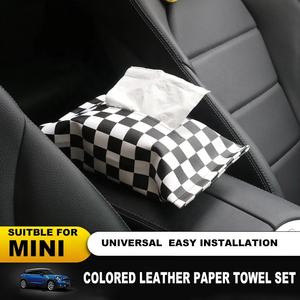 Caja <span class=keywords><strong>de</strong></span> pañuelos <span class=keywords><strong>de</strong></span> cuero PU para coche, Hogar, baño, dormitorio, Unión Jack - Product Image 4