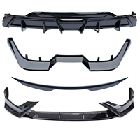 Kit de carrosserie en gros d'usine pour BYD Song Plus aile supérieure de pare-chocs avant et arrière noir brillant accessoires de voiture de becquet de haute qualité