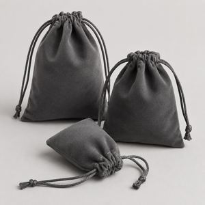 Bolsas de Terciopelo Personalizadas al por Mayor con Logotipo, Bolsas de Terciopelo con Cordón para Joyería, para Regalo - Product Image 2