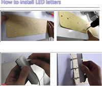 Letreros de la empresa, letras de canal de luz acrílica Led para exteriores, letrero de tienda Led con iluminación frontal acrílica 3D