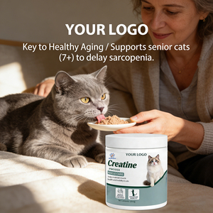 ผงสร้างกล้ามเนื้อครีเอทีน OEM/ODM ผลิตภัณฑ์เสริมอาหารครีเอทีนสำหรับแมวพร้อมวิตามินดี3 ช่วยเสริมสร้างการเจริญเติบโตของกล้ามเนื้อและสุขภาพข้อต่อ - Product Image 6