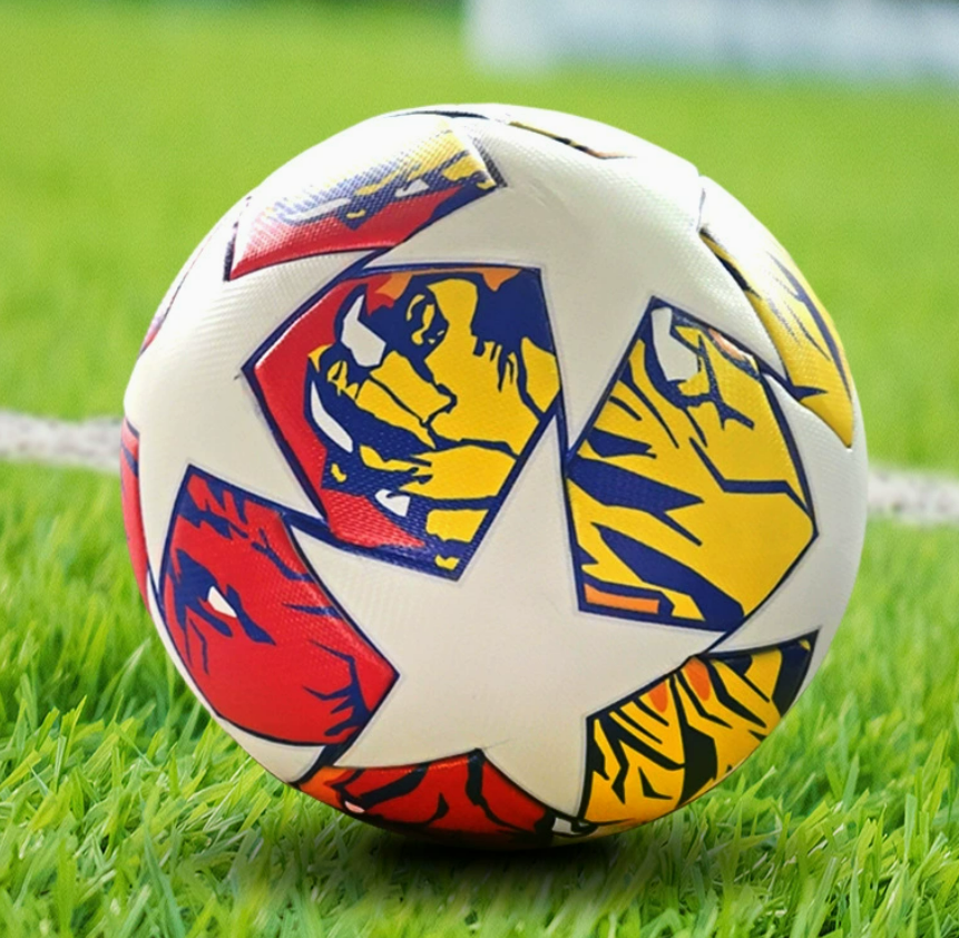 Blue and white laminated material