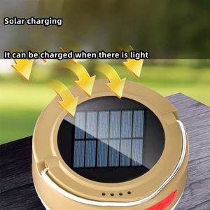 CITICITY Solar <b>LED</b> Lantern, Outdoor Camping Lamp Solar <b>Light</b> 8 <b>Light</b> Mode Waterproof Tent Lamp for Emergency Home Hiking - Product Image 2