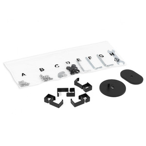 Dual <b>monitor</b> <b>stand</b>. Steel. Table clamp. 17 to 32 inches. Load capacity 10 kg. Height 910 mm - Product Image 3