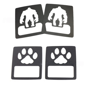 Para 2018-2025 Jeep Gladiator JL/JT cubiertas de luz trasera dos estilos <span class=keywords><strong>Hulk</strong></span>/estilo pata de perro luces traseras halógenas cubiertas de luz trasera - Product Image 4
