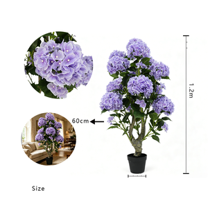 120cm New Arrived <b>Artificial</b> Plant Hydrangea Faux Custom Flower Laurustinus <b>Tree</b> for Wedding Decor, Garden Landscaping & Decking - Product Image 6