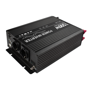 เครื่องแปลงไฟแบบ Pure Sine Wave 1500W DC12V 24V เป็น AC220V สำหรับรถยนต์ รุ่น KS1500P - Product Image 1