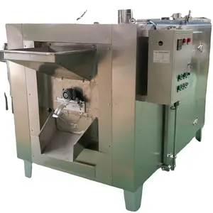 100KG/H High Quality Continuous Pistachio Nut Roasting Machine Fast Shipping & Delivery