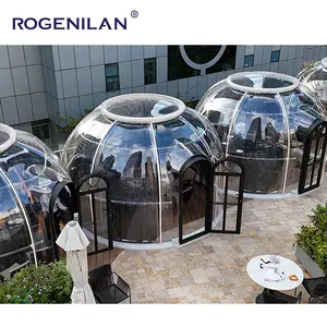 Hot Selling New Design PC Dome Hotel Polycarbonate Dome Tent Modular Prefab Dome House For Resorts