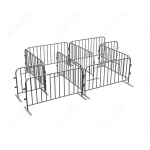 เหล็กชุบสังกะสีแบบถอดได้สำหรับมืออาชีพแผงกั้นฝูงชนสำหรับงาน - Product Image 4