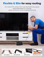 Cable de Fibra Óptica HDMI Blindado AOC 8K 4K 10M 15M 20M 30M 50M 100M, Cable Óptico Activo para Proyector HDTV