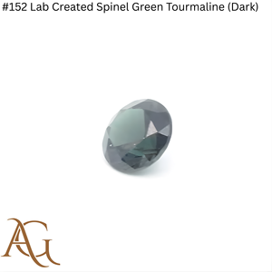 Espinela Cultivada en Laboratorio # 152 Esferas de Turmalina Verde (Oscura) de Espinela Creada en Laboratorio, Sintética, Simulada por Fusión de Llama - Product Image 2