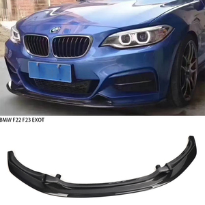 ลิ้นหน้าคาร์บอนไฟเบอร์ทรง EXOT สำหรับรถยนต์ BMW ซีรีส์ 2 รุ่น F22 Coupe/F23 Convertible/M2 F87 ปี 2014-2020 - Product Image 1