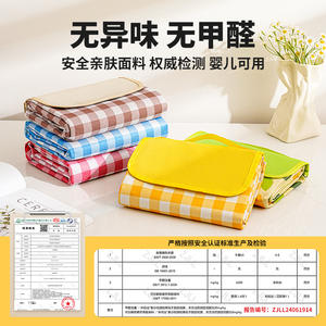 เสื่อปิกนิกผ้าอ๊อกซ์ฟอร์ด YF0681 รูปทรงสี่เหลี่ยมผืนผ้า กันน้ำ กันความชื้น พับเก็บได้ พกพาสะดวก สำหรับตั้งแคมป์กลางแจ้ง - Product Image 2