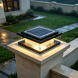 Lámpara Solar LED Moderna para Exteriores, Impermeable, Decorativa, para Jardín, Valla, Pared, Entrada - Product Image 1
