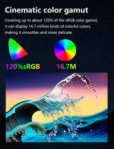จอคอมพิวเตอร์แบบโค้งไร้ขอบ ขนาด 32 นิ้ว ความละเอียด 1K 2K 75Hz 165Hz สำหรับเล่นเกมส์  หน้าจอกว้าง  พร้อมไฟ RGB LED  รุ่น Borderless U - Product Image 2