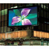 Layar LED Luar Ruangan P4 Kecerahan Tinggi Panel Warna Penuh Tanpa Sambungan untuk Proyek Video Wall Fasad Bangunan