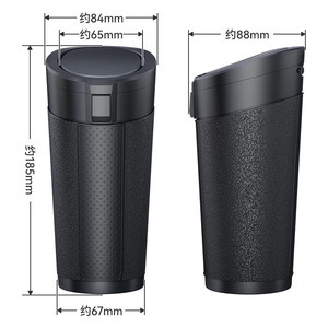 Cubo de basura portátil para coche Shunwei, cubo de basura con forma de taza para el interior del coche. - Product Image 1