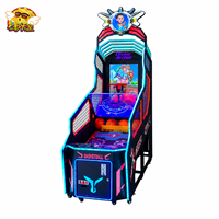 Bornes d'arcade commerciales pour enfants avec cabinet en métal et acrylique, en anglais, pour zones de jeux intérieures et centres de jeux de détail