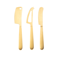 Ensemble de couteaux à fromage carrés en bois jetables de haute qualité professionnels avec boîte