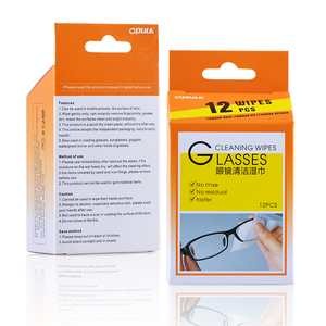 Lingettes désinfectantes pour écran de lunettes jetables <span class=keywords><strong>POWERCLEAN</strong></span>, emballées individuellement, logo en feuille d'argent, fabriquées en Chine - Product Image 5