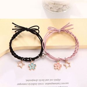 Pulseras de Diamantes Pequeñas con Diseño de Dibujos Animados Yuanchen para Unisex, Estilo Lindo, para Parejas, Bandas de Aleación y Goma con Imán, Regalo para Novio - Product Image 4