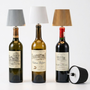 Lampes de table à mélange de couleurs infiniment variables, rechargeables par USB, <span class=keywords><strong>lampe</strong></span> à boisson, <span class=keywords><strong>lampe</strong></span> de table <span class=keywords><strong>LED</strong></span> sans fil à commande tactile pour bouteille de vin - Product Image 1