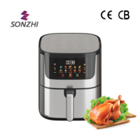 Oven Listrik Serbaguna 2026 Baru, Kapasitas 10L, Bahan Stainless Steel Persegi, Smart Touch, Air Fryer, Microwave, Hemat Energi, Bebas Minyak, Untuk Rumah Tangga
