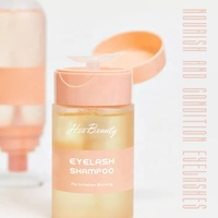 Nouvel Arrivage Shampoing Moussant Concentré Doux pour Extensions de Cils, Nettoyant Vegan pour Cils, Effet Bulles Colorées