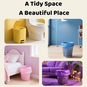 ถุงขยะแบบแบน HDPE ถุงขยะแบบใช้แล้วทิ้ง สำหรับใช้ในครัวเรือนและเชิงพาณิชย์ - Product Image 3