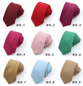 Corbata de Gamuza Suave y Mullida de Color Sólido <span class=keywords><strong>para</strong></span> Hombre, Colorida en Rojo, Azul, Gris, Verde, de Algodón de 7cm <span class=keywords><strong>para</strong></span> Fiesta Formal, Boda, Novio, <span class=keywords><strong>Bonito</strong></span> <span class=keywords><strong>Regalo</strong></span> - Product Image 6