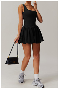 Combinaison de yoga respirante personnalisée pour femmes, culotte de tennis de golf à séchage rapide, vêtements de sport décontractés pour l'entraînement quotidien - Product Image 3