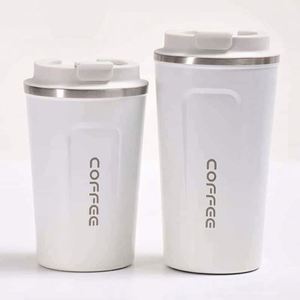 304 Stainless Steel Coffee Mug Portable Car <b>Thermos</b> Business Office Gift Dual-Drink Mug - Product Image 4