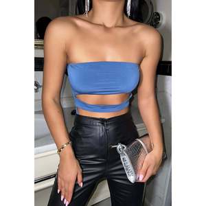 บอดี้สูทผ้าซาตินสีครามสำหรับเด็กผู้หญิง แขนยาว พิมพ์ลาย แต่งหน้าต่างสไตล์เซ็กซี่  ผ่านเทคนิคการซักแบบวอช สำหรับฤดูร้อน - Product Image 2