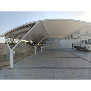 Structure de tente en tissu pour toit, membrane de toiture en PVDF PTFE durable pour extérieur, abri de toit, abri de garage, auvent de stationnement pour voiture - Product Image 2