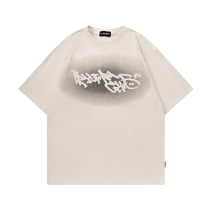 Axit Rửa Cổ Điển Quá Khổ T-Shirt Cho Nam Giới Tùy Chỉnh Đồ Họa Tees Dtg In 100% Cotton Cộng Với Kích Thước Thời Trang Dạo Phố Người Đàn Ông Của Quần Áo Trống - Product Image 1