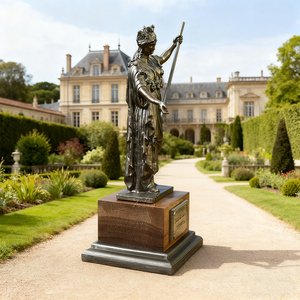 <span class=keywords><strong>Estatua</strong></span> DE LA LIBERTAD DE METAL DE BRONCE Escultura de <span class=keywords><strong>Atenea</strong></span> Modelo de fundición a presión 3D para decoraciones navideñas - Product Image 5