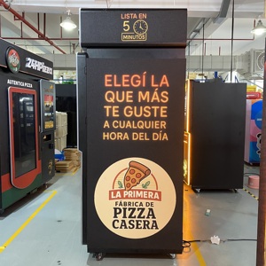 Machine à Pizza Automatique Personnalisée avec Autocollant Publicitaire, Paiement par Carte et Code QR pour Intérieur et Extérieur - Product Image 4
