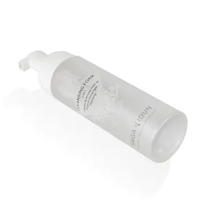 luxury frosted foaming pump bottle 40ml 50ml 60ml 100ml 120ml 150m 200ml tanning mousse foaming face wash bottle