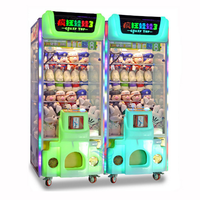 Crazy Toy 3 Claw Crane Machine Plastic English 1 Year Warranty Indoor Game Center Vending Machine Plush Catching
