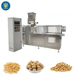 soya meat extruder maker machine manufacturing line twin screw textured soy protein product making machine