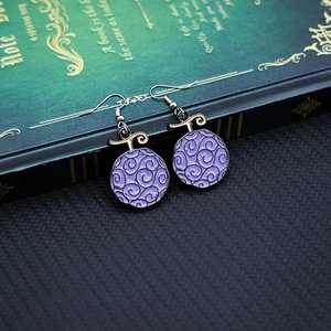 Hot 6 disegni <span class=keywords><strong>Anime</strong></span> giappone Luffy demone frutta orecchino personalizzato moda gioielli in lega di metallo pendente orecchino donna - Product Image 6