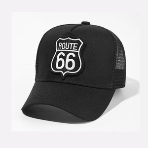 2025 Mới Tùy Chỉnh Mùa Hè Của Nam Giới Và Phụ Nữ Của Lưới Thoáng Khí Mũ Bóng Chày Sticker Tuyến Đường 66 Thư Ngoài Trời Trucker Cap - Product Image 2